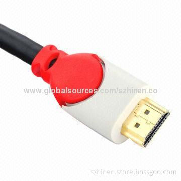 HDMI Cable, Supports Resolution Up to 1,080P, 24K Gold-plated
